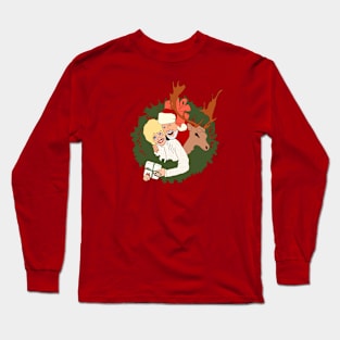 Once Upon a Dolly and Kenny Christmas Long Sleeve T-Shirt